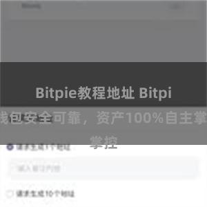 Bitpie教程地址 Bitpie钱包安全可靠，资产100%自主掌控