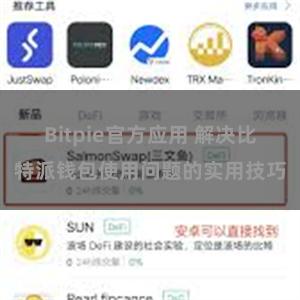 Bitpie官方应用 解决比特派钱包使用问题的实用技巧