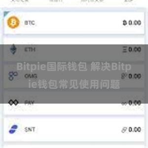 Bitpie国际钱包 解决Bitpie钱包常见使用问题